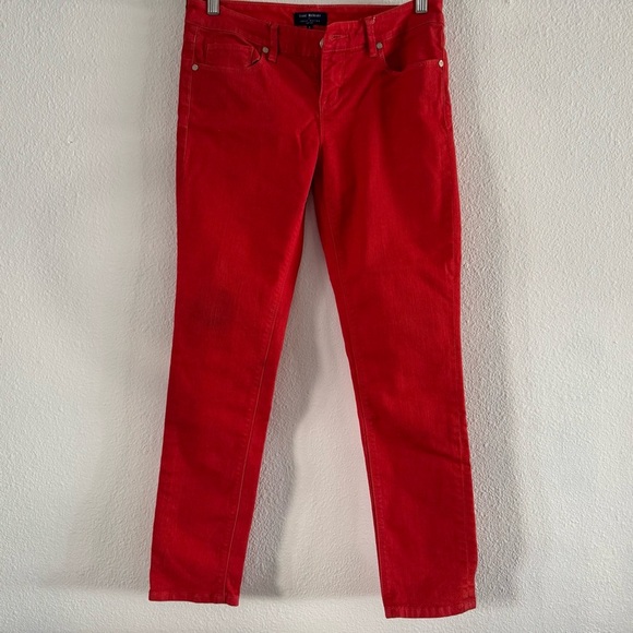 Isaac Mizrahi X Chevy Malibu Limited Edition Designer Jeans Sz 6 Red Malibu EUC - Picture 11 of 11